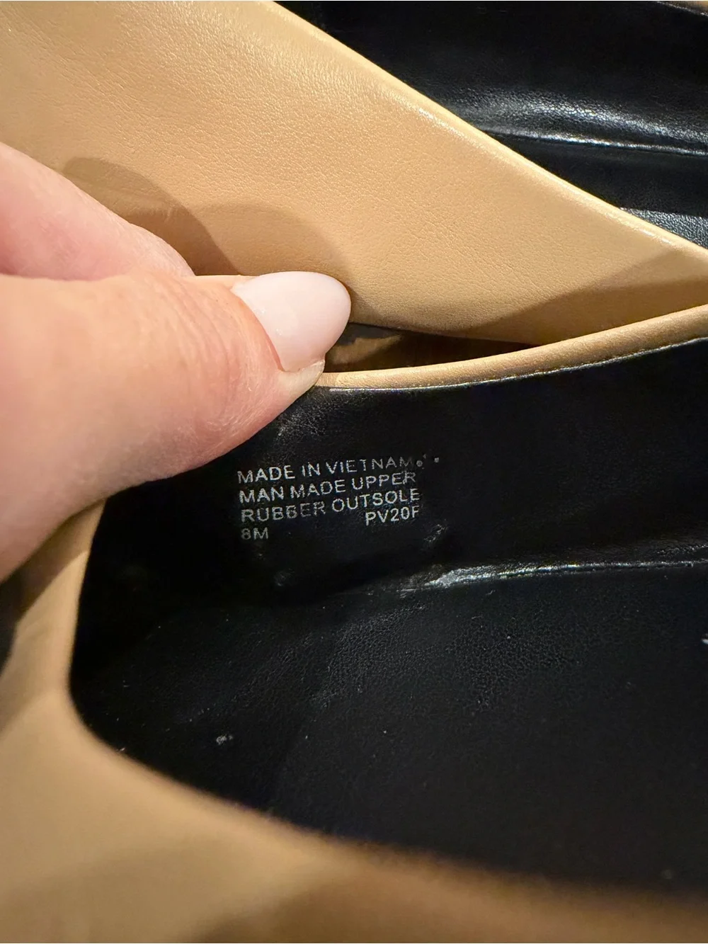Michael Kors Beige and Black Two-Tone Bow Ballet Flats